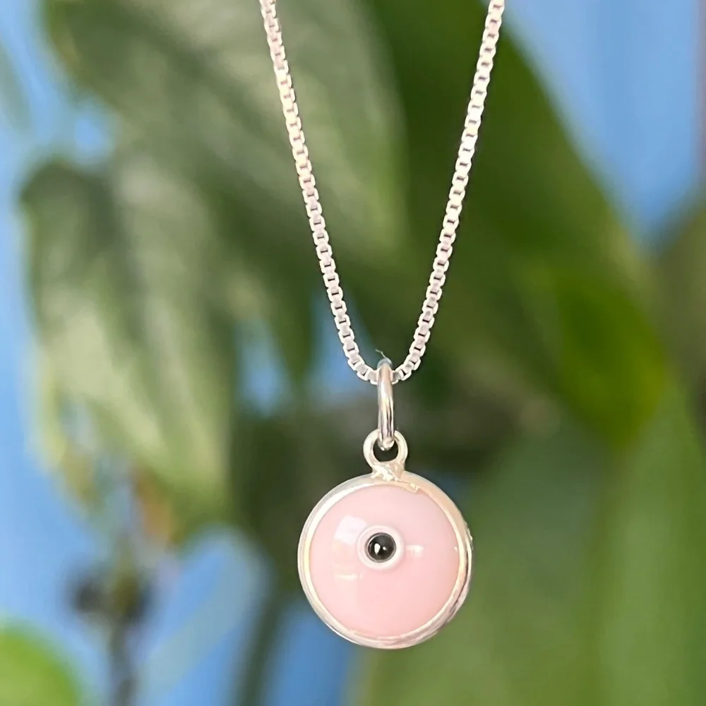 Evil eye 925 sterling silver pendant